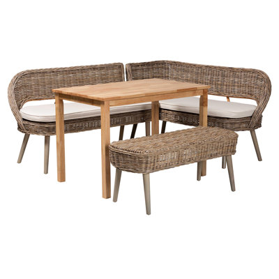 Ensemble de coin repas 4 pièces Chamniss