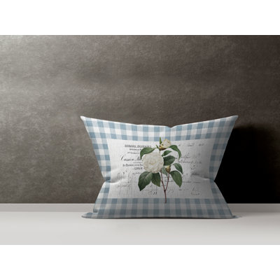 Housse et insert de coussin rectangulaire en coton Joelle