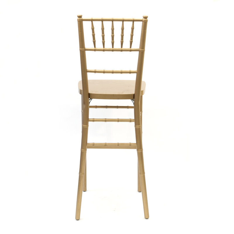 Cliffland Counter Stool with Solid Wood Frame, Gold
