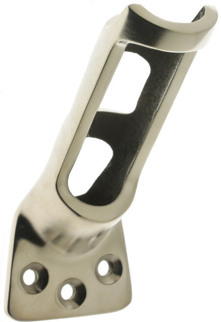 Matte Black Solid Brass Flag Pole Holder, 6.25'' Height