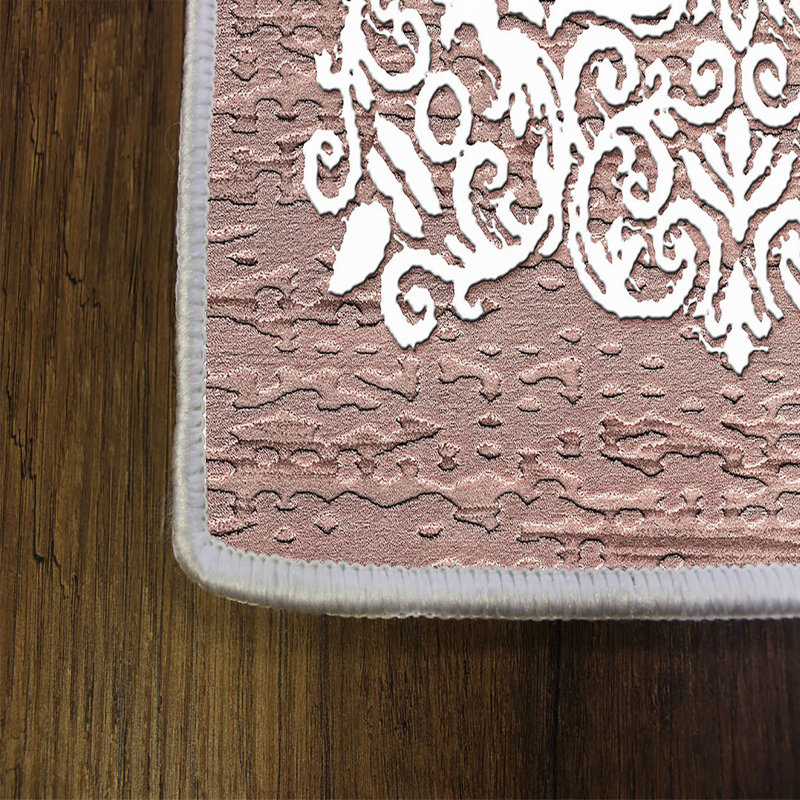 Elegant Hall Carpet, 31.5 x 78.7 inches | 100% Polyester, 0.4 inch Pile Height | Antibacterial, Non-Slip PVC Felt Dot Underside | Machine Washable, Durable Woven Design | Perfect for Entryways & Living Spaces