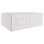Armoire murale standard traditionnelle en contreplaqué prêt à assembler en blanc traditionnel l 33 po x P 24 po x H 12 po Homeibro-94369701-94369711