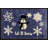 Flocked Holiday Rugs