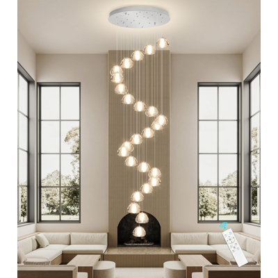 25 - Light Dome Crystal Chandelier
