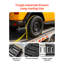 Ensemble de rail d'attache E-Track, rails E 5 pi, comprend 2 sangles à cliquet et 6 joints toriques et 6 attaches avec anneau en D et 12 embouts, convient aux garages, aux fourgonnettes et aux remorques