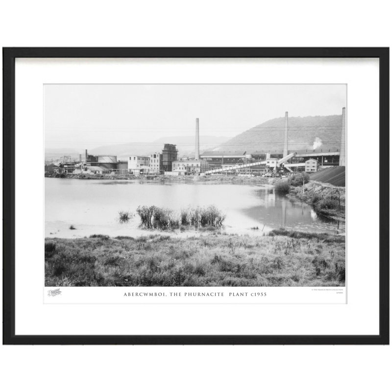 Abercwmboi, The Phurnacite Plant C1955 by Francis Frith - Single Picture Frame Print, 28cm H x 36cm W x 2.3cm D