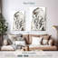 Hibou blanc sur toile-948322220