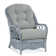 Chaise avec accoudoirs en rotin Everglade