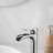Tall Single Handle Waterfall Vessel Sink Faucet With Pop-Up Drain-114636587