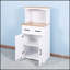 Armoire de rangement polyvalente en bois avec tiroir et tablettes réglables pour les cuisines de campagne et modernes