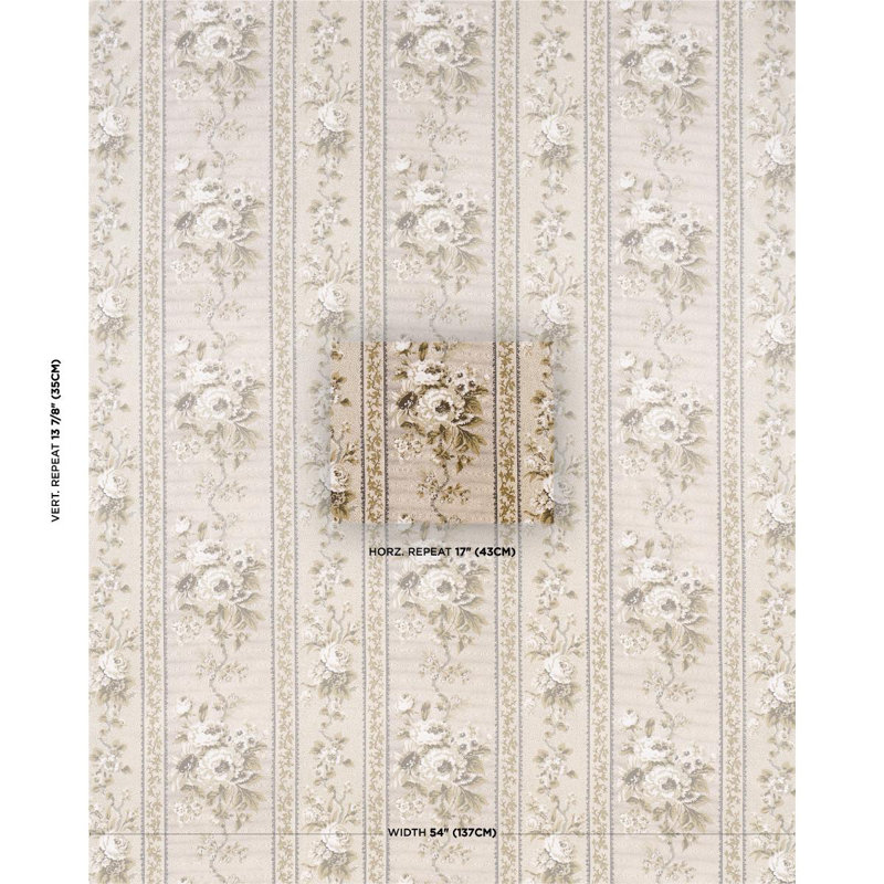 Tissu chintz Schumacher X Rita Konig Elizabeth