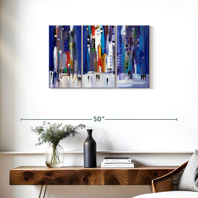 Avery Night City, 20" H x 33" W