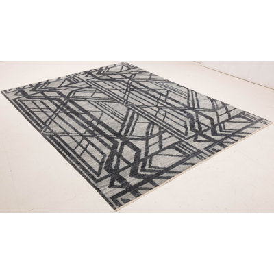 Hand Knotted Abstract Rug