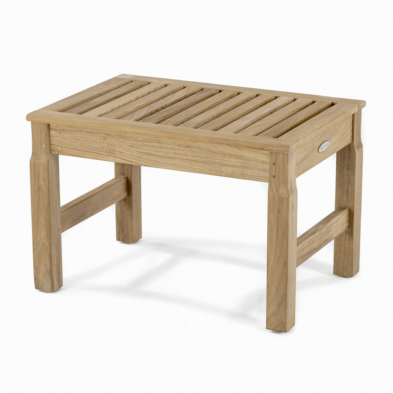 24" W Teak Shower Bench