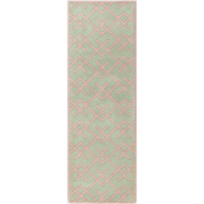 Teresita Hand Tufted Wool Geometric Rug, Runner 2'3" x 7'