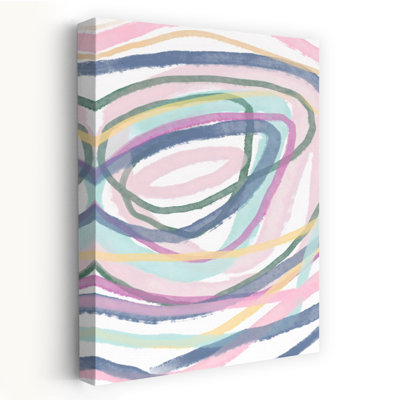 Abstrait pastel abstrait tourbillon abstrait contemporain