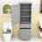 Lussan Modern Wood Freestanding Bathroom Cabinet with Adjustable Shelf and Two Drawers-1505889334