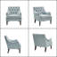 Chaise d'appoint Madison Park Qwen Dusty-131227397