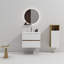 Meuble de salle de bain Snow White Matt + Oak-858898534