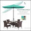 Parasol de marché polyvalent pour terrasse, 6,5 pi x 10 pi avec manivelle et bouton poussoir inclinable Versatile-2101816977