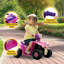 4 roues pour enfants - Voiture tout-terrain à piles de 6 V pour enfants de 3 à 6 ans - Jouets pour tout-petits avec des décalques de princesse par Lil’’Rider (rose)