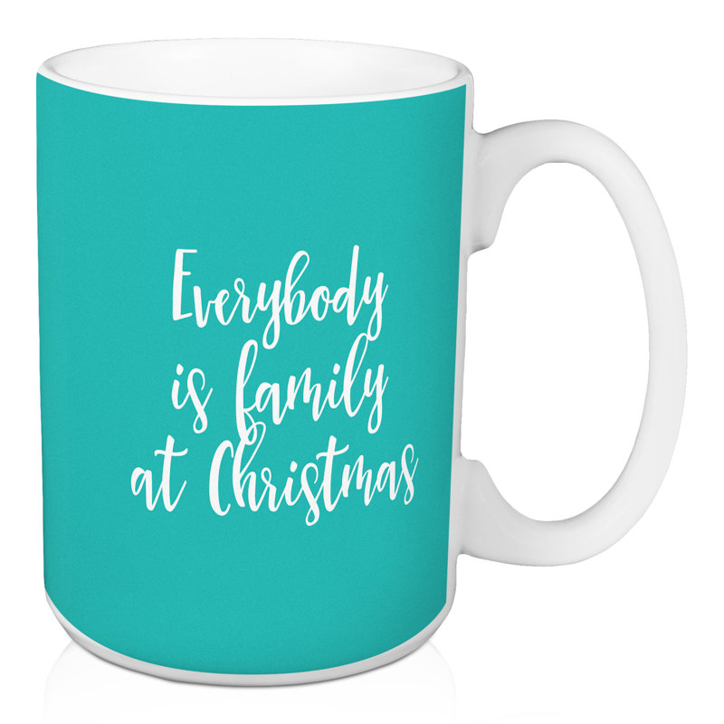 Hage Ceramic Coffee Mug, Teal