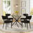 Round Glass Dining Table Sets-712364926