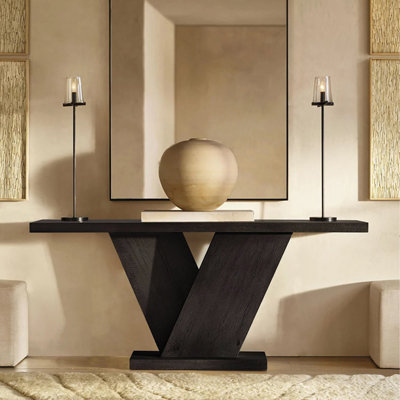 American country-style simple retro console table