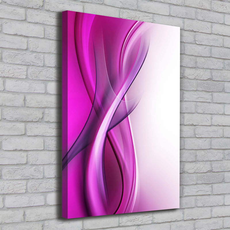Waves Background - Wrapped Canvas Print