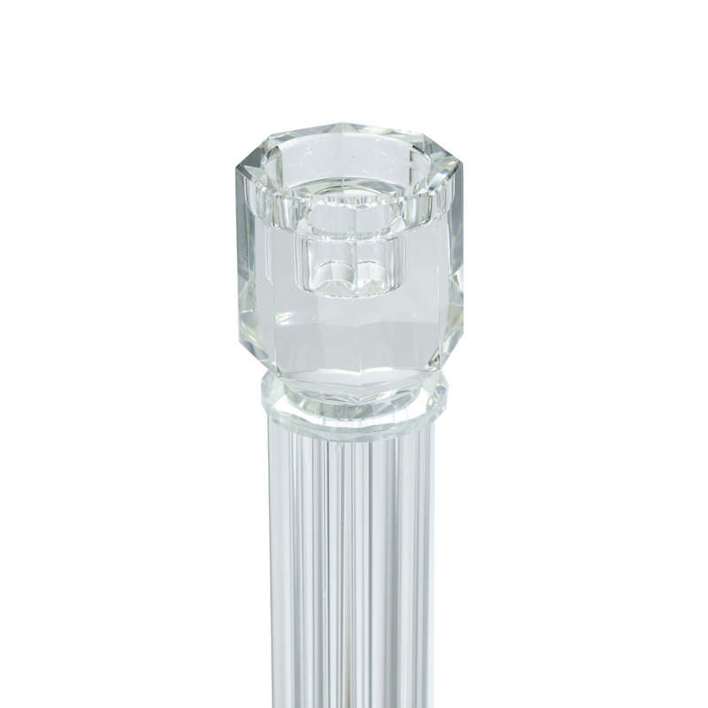 Porte-bougie effilé D3.5X18, H 18,1 po x l 3,5 po x P 3,5 po