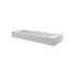 Lavabo à surface solide de 48 pouces, couleur blanc mat