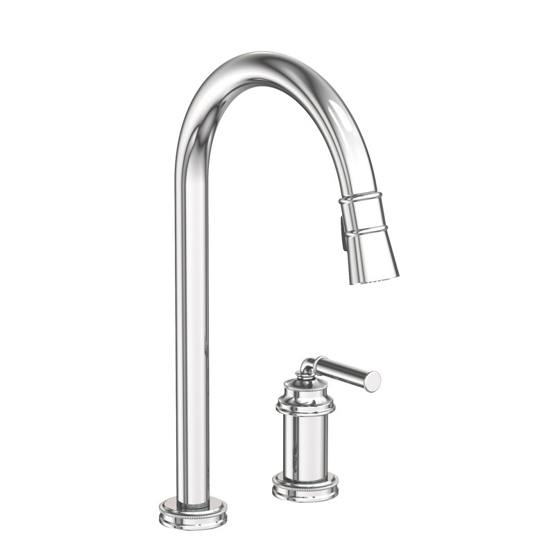 Taft Single Handle Pull Down Kitchen Faucet, Polished Chrome