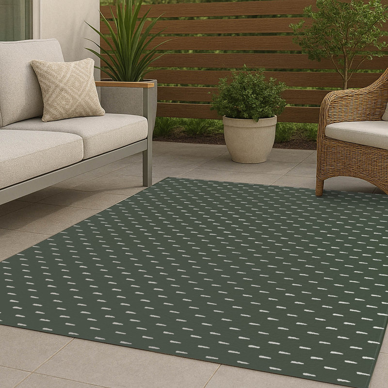 Patty Non-Slip Outdoor Rug, Rectangle 5' x 7'