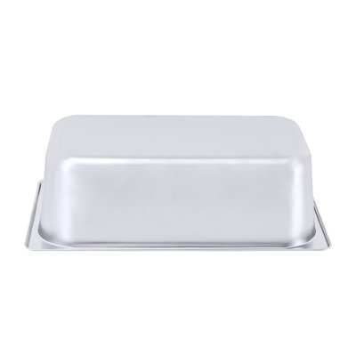 Ensemble de 6 bacs de cuisson à vapeur en acier inoxydable, format 1/3, profondeur 10 cm, pour restauration commerciale (restaurants, buffets), dimensions : 32,5 x 17,5 x 10 cm.
