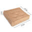 100% Cotton Booster Armchair Seat Pads Cushion-756820422