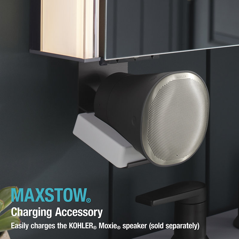 Maxstow Surface Mount Frameless Medicine Cabinet with LED Lighting, Horizontal, 24" H x 32" W x 3.87" D