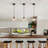 1 - Light Single Pendant Light With Clear Glass (Set Of 3)