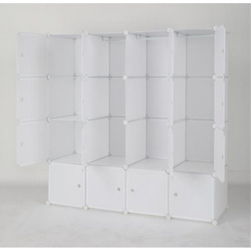 Telscombe Plastic Closet System, White
