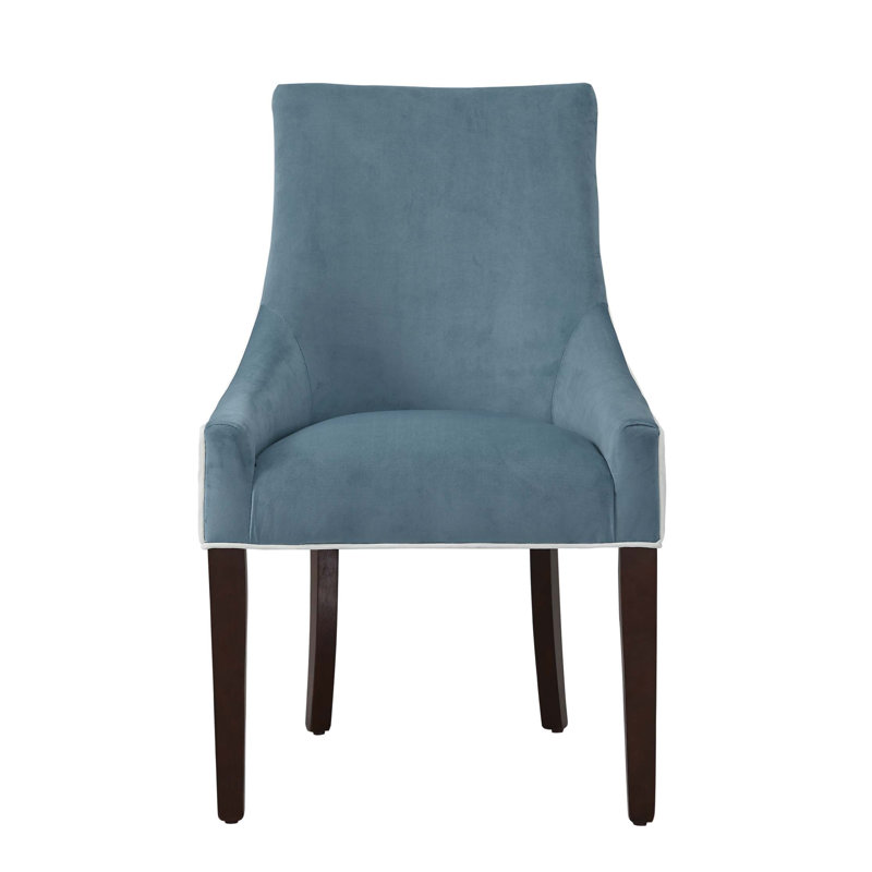 19.5'' H Upholstered Side Chair, Blue