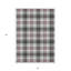 Tapis intérieur lavable à carreaux noir 3 pi x 5 pi