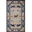 Tapis chinois clair en soie ivoire