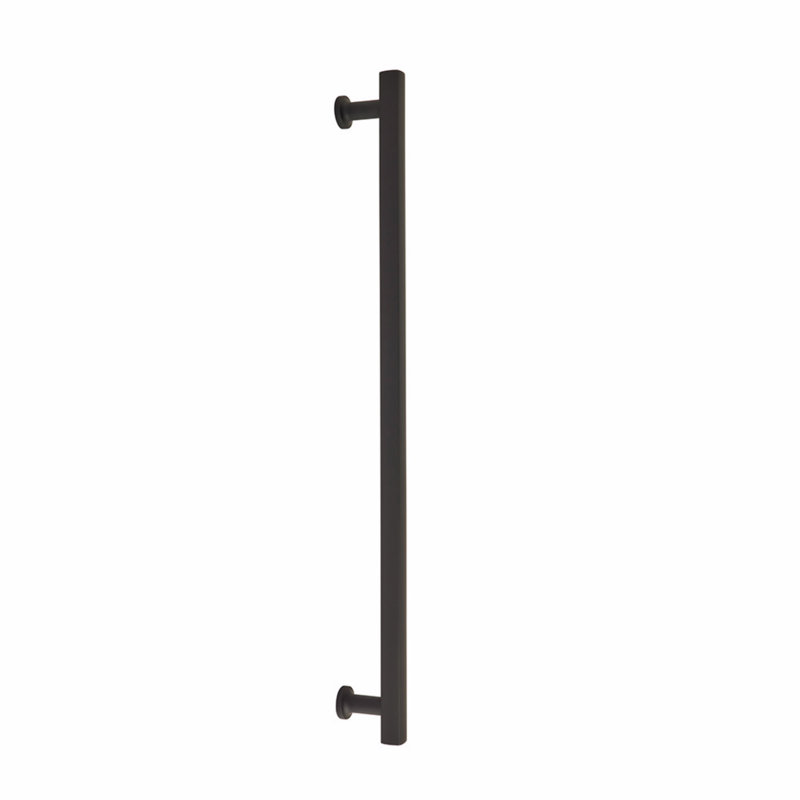 Poignée d'électroménager Emtek Freestone (montage dos à dos), Dos plat, 12 po d'un centre à l'autre