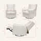 Kiwi Swivel Power Reclining Glider