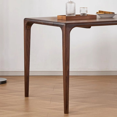 Classic Walnut Wood Dining Table Timeless Design