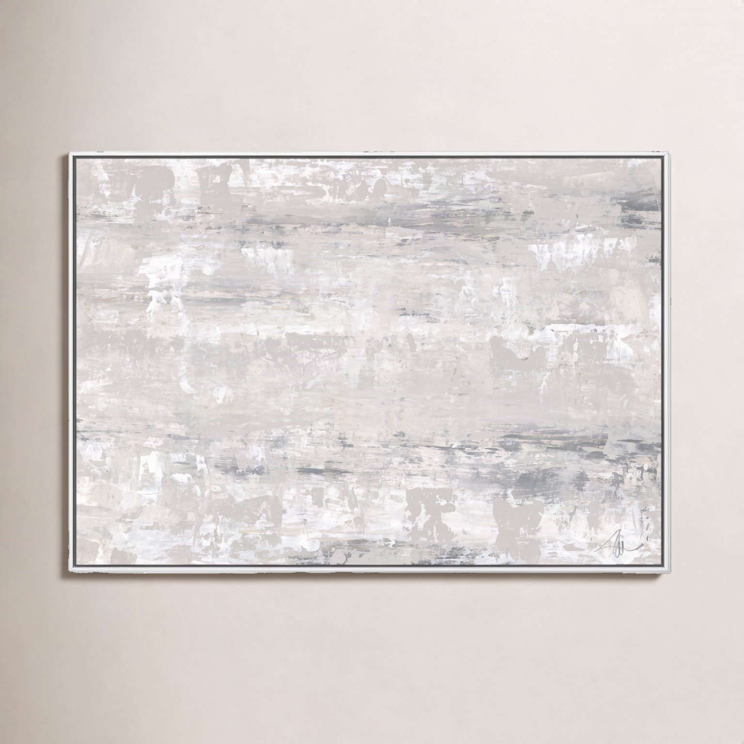 Tryston "Desert Winds" Print by Filippo Ioco, 41.5" H x 61.5" W x 2" D, White Framed Canvas
