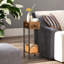 Sirine 25cm W Steel Bedside Table-99842778