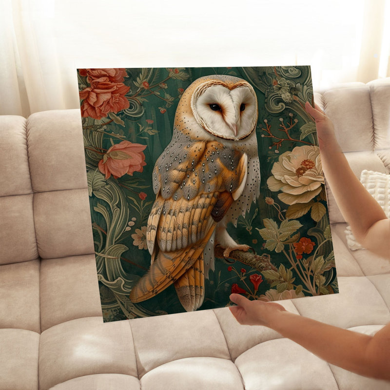 Animaux, animaux, William Morris Owl, H 14 po x l 14 po
