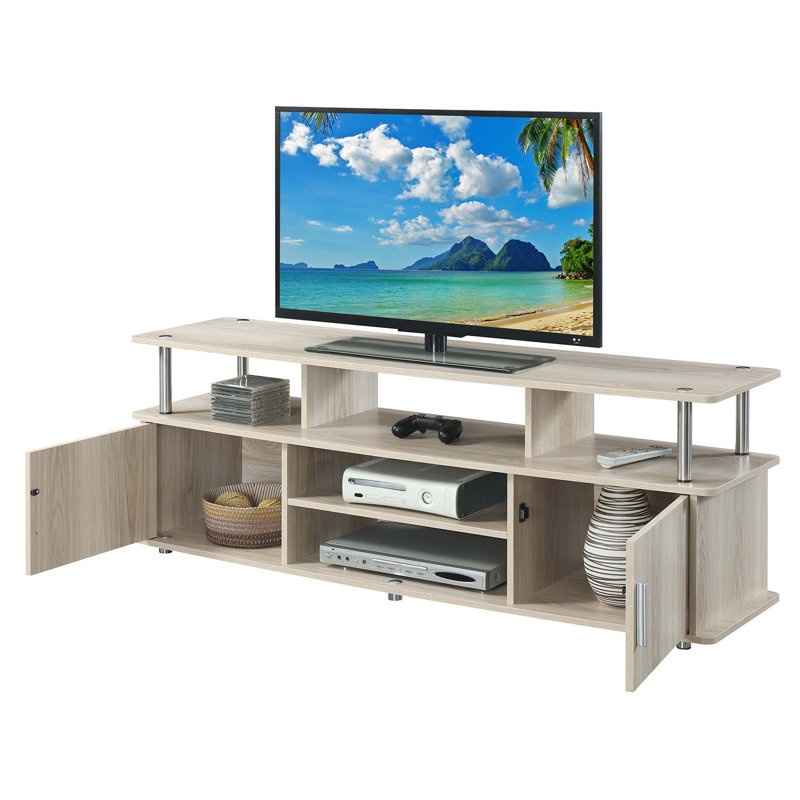 Edwin Unfinished TV Stand for TVs up to 60", Ice White
