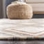 Emek Geometric Handwoven Wool Ivory/Blue Area Rug-1601631684