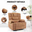 Fauteuil inclinable avec massage et vibration chauffante-465441575